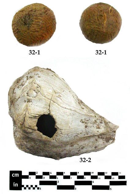 Apalachee Clay Balls and Shell Hoe