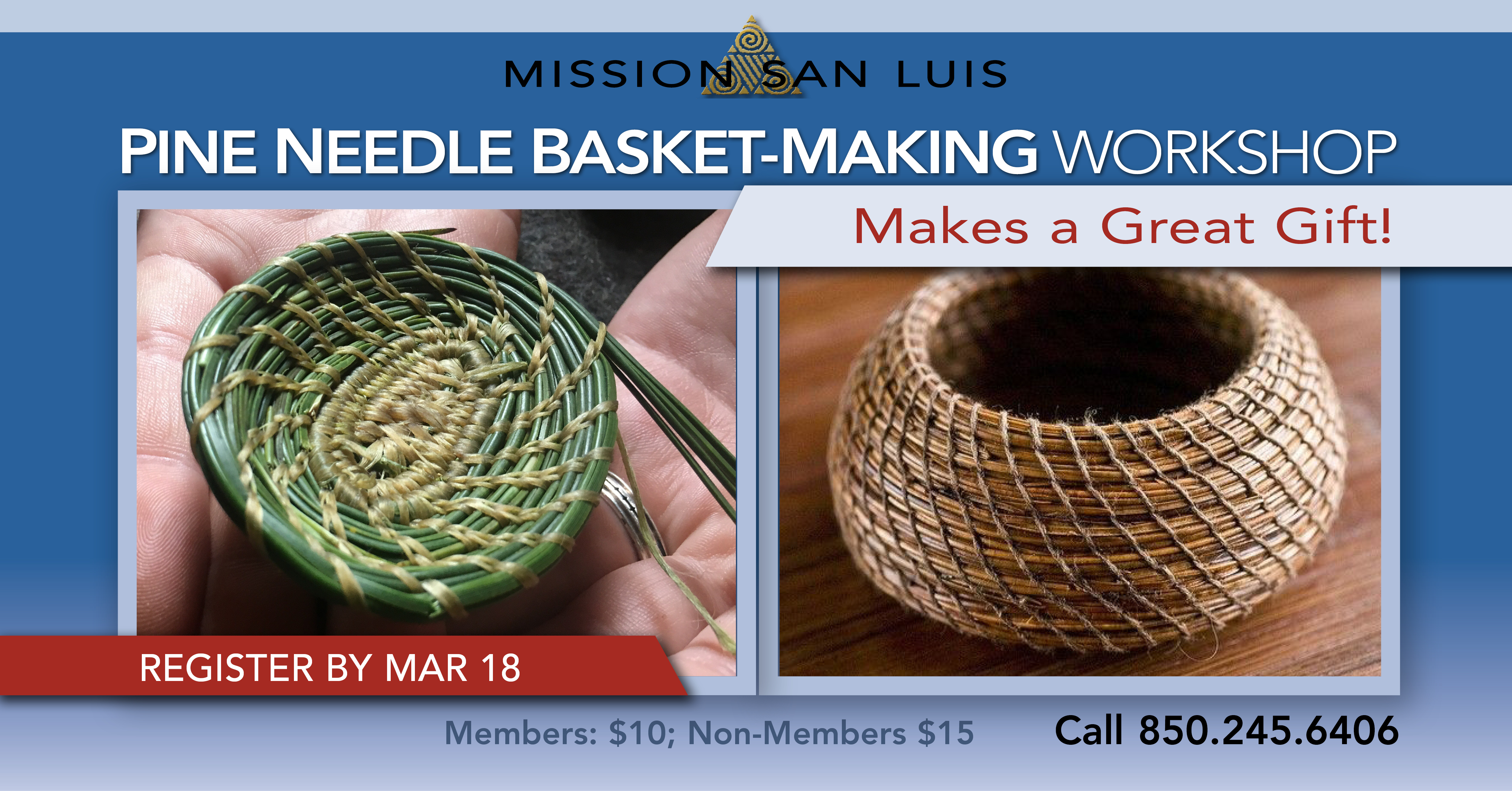 Workshop: Pine-Needle Basket Making